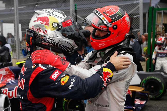 Michael Schumacher - Sebastian Vettel - Brasil 2012