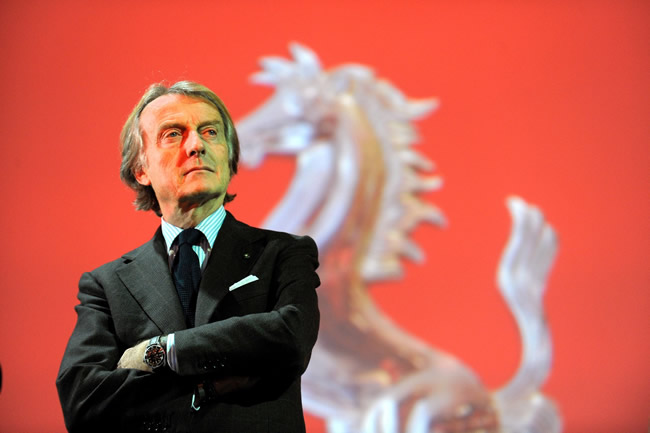 Luca di Montezemolo presidente de Ferrari