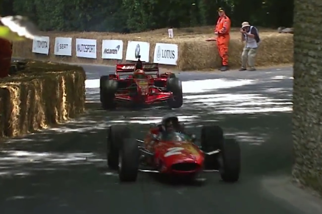 Festival de Velocidad de Goodwood - Scuderia Ferrari - John Surtees - Kimi Raikkonen