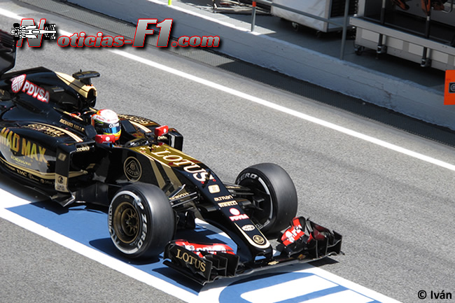 Romain Grosjean - Lotus - 2015 - www.noticias-f1.com