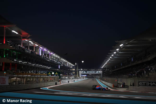 Manor Racing - Carrera GP Abu Dhabi 2016