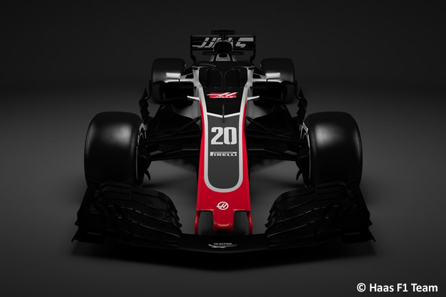Haas F1 - VF18 - Frontal 2018