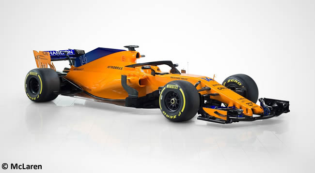 McLaren MCL33 Lateral - Frontal