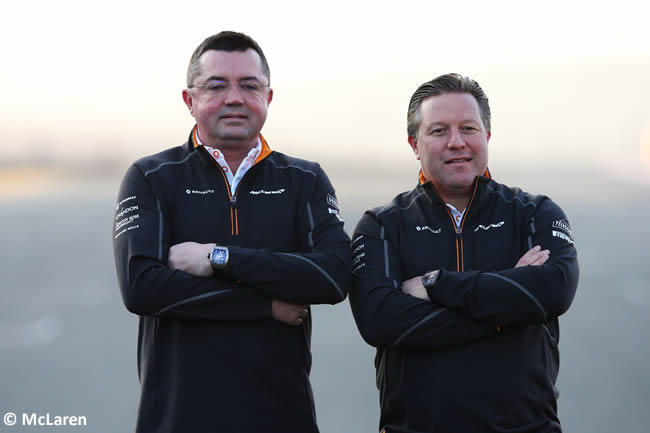 McLaren - Zak Brown y Eric Boullie