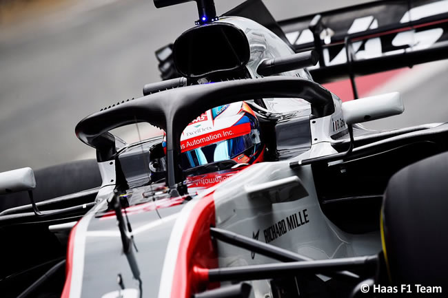 Test Barcelona 1 - Día 1 - Haas F1 - VF18 - Romain Grosjean