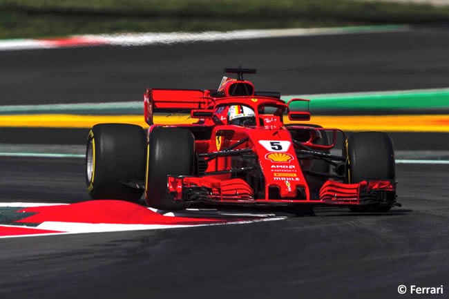 Sebastian Vettel - Scuderia Ferrari - Clasificación - GP - España 2018