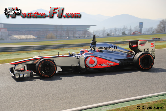 Jenson Button - Test Barcelona 2013 - Imagen: David Sarró - www.noticias-f1.com