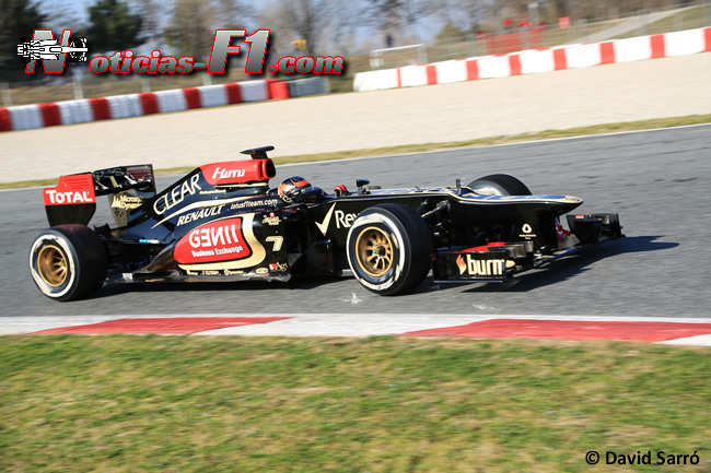 Kimi Raikkonen - Test Barcelona 2013 - David Sarró - www.noticias-f1.com