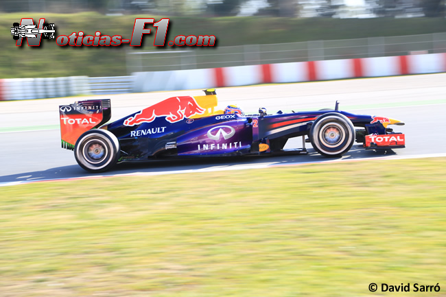 Mark Webber Test Barcelona 2013 David Sarro www.noticias-f1.com