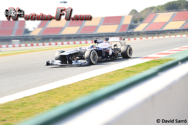 Pastor Maldonado - Test Barcelona 2013 - Imagen: David Sarró - www.noticias-f1.com