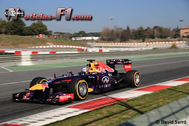 Sebastian Vettel - Test Barcelona 2013 - David Sarró - www.noticias-f1.com