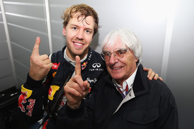 Sebastian Vettel - Bernie Ecclestone