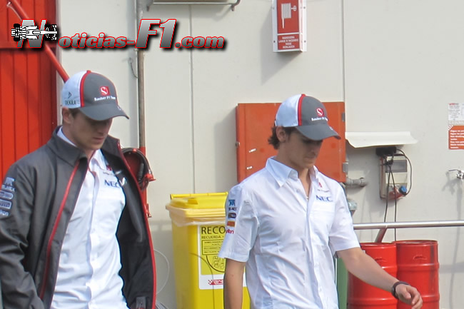 Nico Hulkenberg y Esteban Gutiérrez - Sauber - www.noticias-f1.com