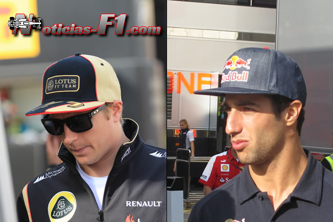 KImi Raikkonen - Daniel Ricciardo - www.noticias-f1.com