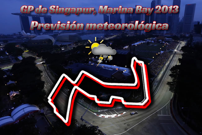 Gran Premio Singapur 2013. Marina Bay - Previsión Meteorológica