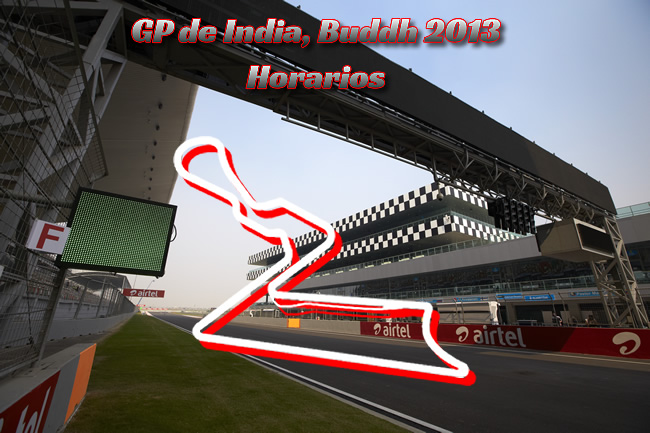 Gran Premio de India - 2013 - Horarios