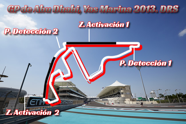 Gran Premio de Abu Dhabi - Yas Marina - DRS - 2013