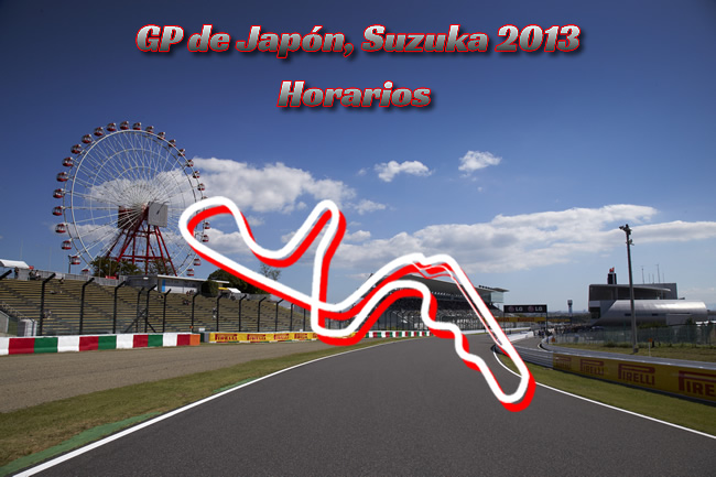 Gran Premio de Japón - Suzuka 2013 - Horarios