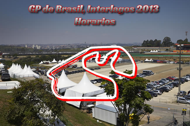 Gran Premio de Brasil - Interlagos - Horarios