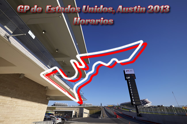 Horarios Gran Premio de Estados Unidos - Austin 2013