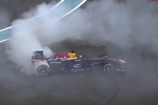 Sebastian Vettel - Donuts - Abu Dhabi