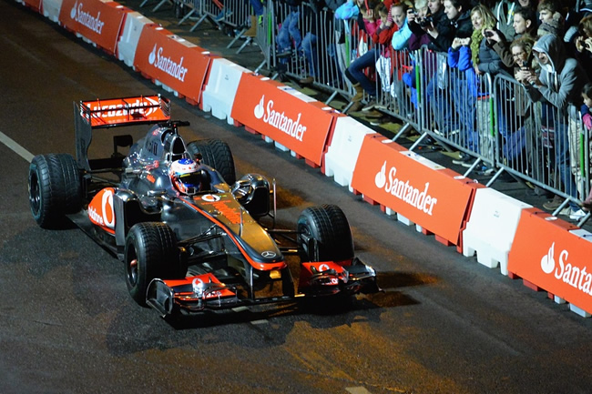 Jenson Button - En Frome con McLaren