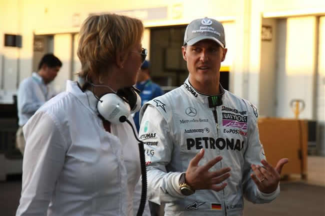 Michael Schumacher y Sabine Kehm