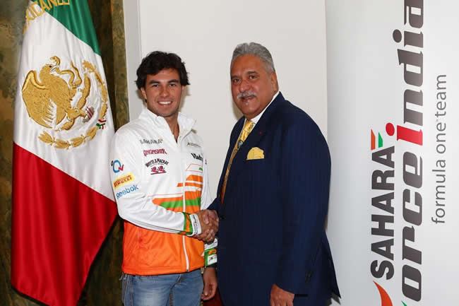 Sergio Pérez - Viajy Mallya - Force India - Temporada 2014