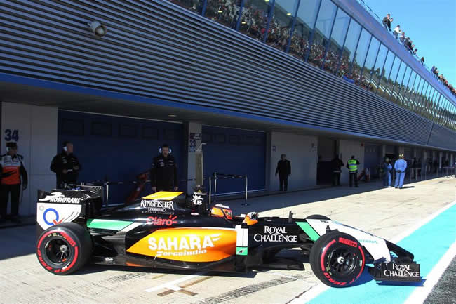 Nico Hulkenberg - Sahara Force India - Test - 2014 - Jerez - VJM07