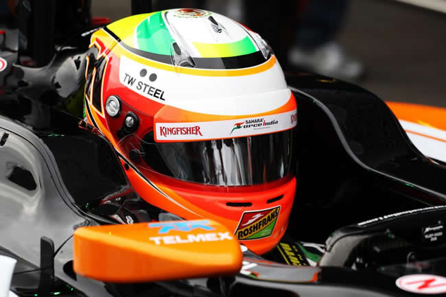 Sergio Pérez - Force India - Segundo día - Test Jerez 