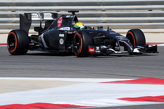 Esteban Gutiérrez - Sauber - Test Bahréin - 2014