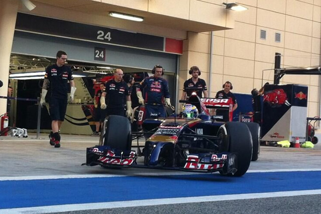 Jean-Eric Vergne - Toro Rosso - Test Bahréin - 2014 - día 2