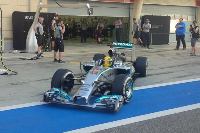 Lewis Hamilton - Mercedes AMG F1 - Test Bahréin - 2014