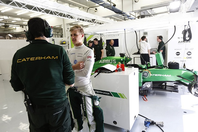 Marcus Ericsson - Caterham - Test Bahréin - día 3