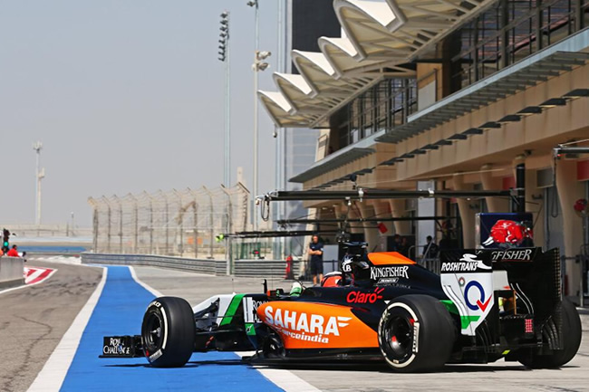 Nico Hulkenberg - Test - Bahréin - día 2 - Force India - 2014