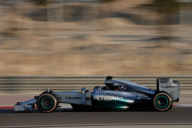 Nico Rosberg - Mercedes AMG F1 - Test Bahréin - día 2 - 2014