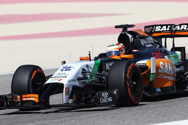 Sergio Pérez - Test Bahréin - 2014 - Force India