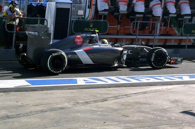 Esteban Gutiérrez - Sauber - Gran Premio Australia - 2014  - Viernes