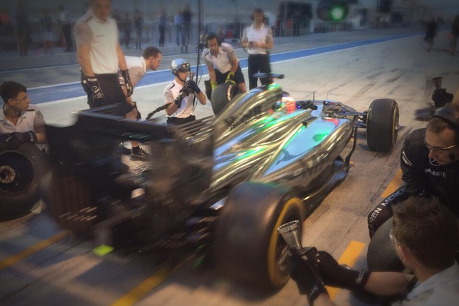 Jenson Button - McLaren - Test Bahréin - 2014 - Día 2 (6)