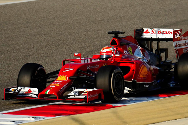 KImi Raikkonen - Scuderia Ferrari - Test Bahréin - 2014 - día 7 (3)