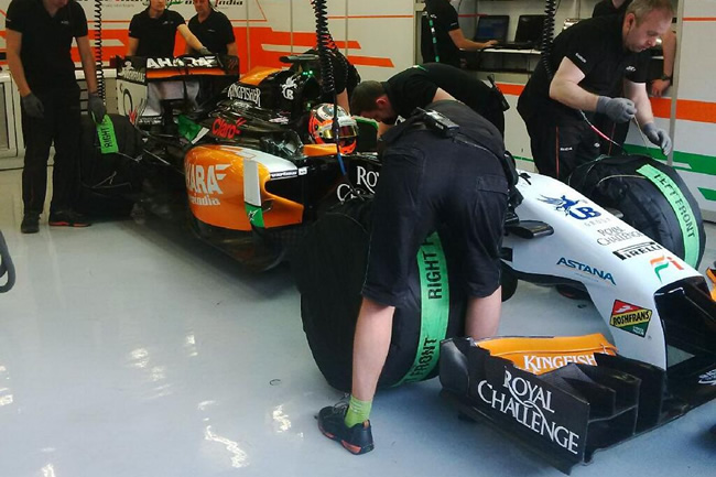 Nico Hulkenberg - Force India - Test Bahréin - 2014 - día 7 (3)