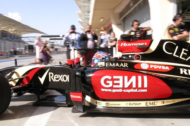 Romain Grosjean - Lotus - Test 2 Bahréin  - 2014 - día 7 (3)