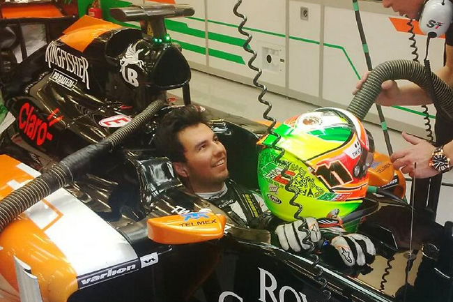 Sergio Pérez - Force India - Test 2 Bahréin - día 2 (6) - 2014