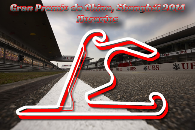 Gran Premio de China - F1 2014 - Horarios 