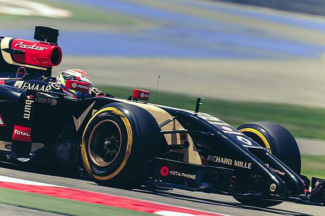 Pastor Maldonado - Lotus - Test Bahréin 2014- Día 1