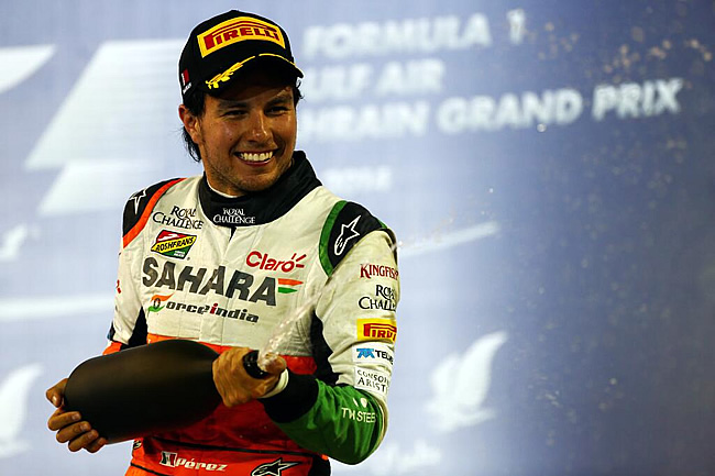 Sergio Pérez - Gran Premio de Bahréin - Sakhir 2014 - Carrera