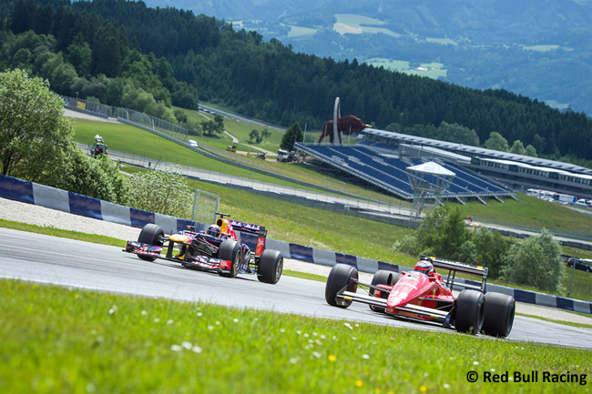 Red Bull Racing - Red Bull Ring - Evento - Sebastian Vettel - Gerhard Berger - Ferrari - Gran Premio de Austria 