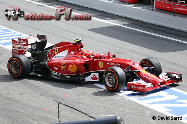 Kimi Raikkonen - Scuderia Ferrari - F1 2014 - David Sarró - www.noticias-f1.com