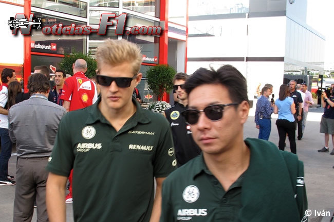 Marcus Ericsson - Kamui Kobayashi - Caterham - F1 2014 - www.noticias-f1.com