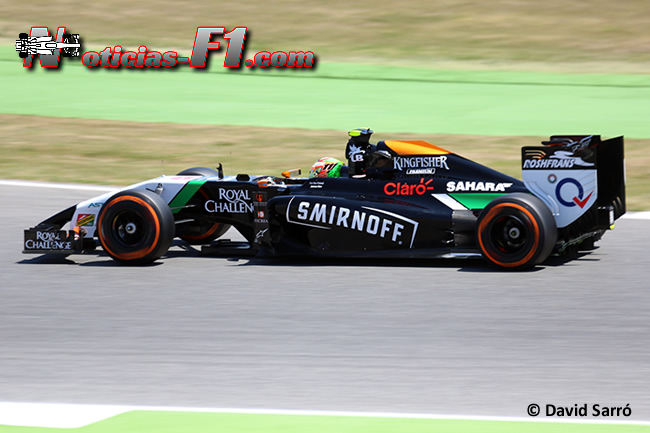 Sergio Pérez - Force India - F1 2014 - David Sarró - www.noticias-f1.com